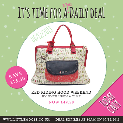 Red Riding Hood Weekend Bag for £49.50