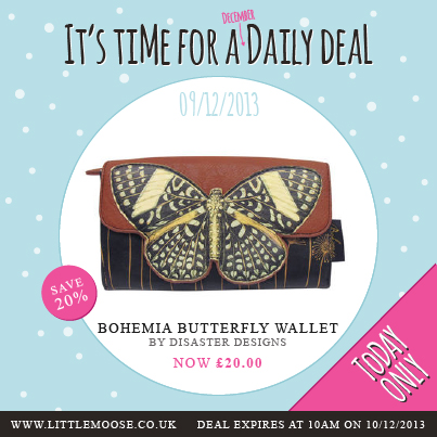 Save 20% on the Bohemia Butterfly Wallet