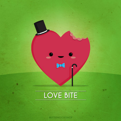 Little Moose Love Bite Valentines
