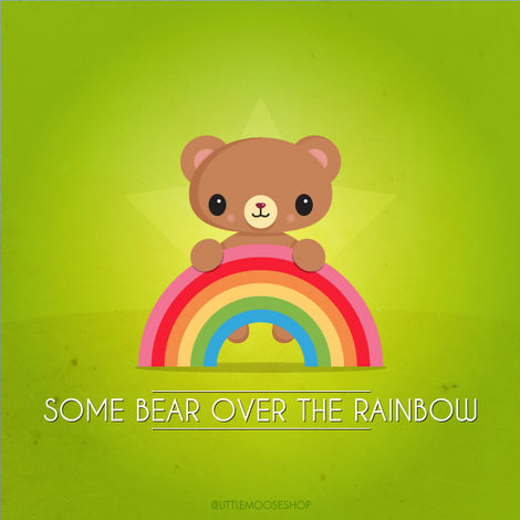 Kawaii bear illustration