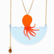 'Sea Creature' Octopus Necklace