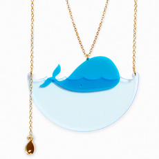 'Sea Creature' Whale Necklace