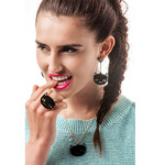 Handmade lasercut acrylic necklace