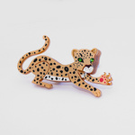 Leopard brooch by Little Moose