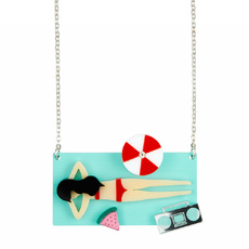 'Beach Life' Sunbathing Necklace