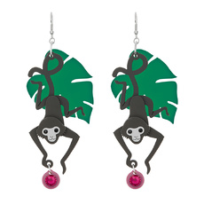 Spider Monkey Earrings