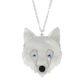 Wolf Face Necklace