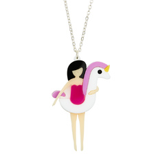 'Beach Life' Unicorn Necklace