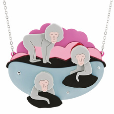 Snow Monkey Rockpool Necklace