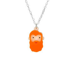 Beardies Orange Mini Necklace