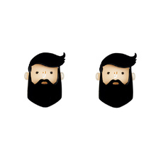 Beardies Black Studs