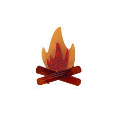 Campfire Brooch