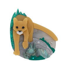 Mountain Lion Brooch