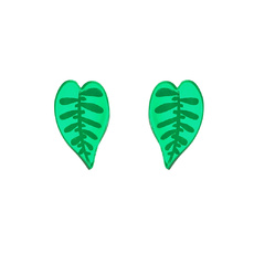 Leaf Stud Earrings