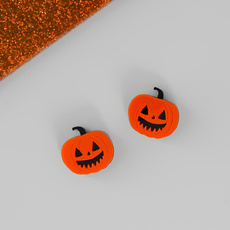 Pumpkin Stud Earrings