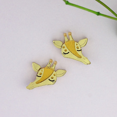 Giraffe Stud Earrings