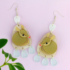 Armadillo Dangly Earrings