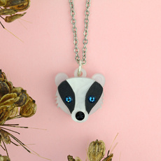 Badger Charm Necklace