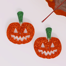 Pumpkin Dangly Earrings