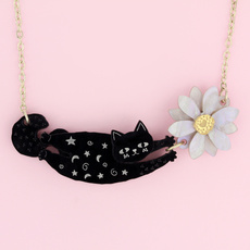 Black Cat Necklace