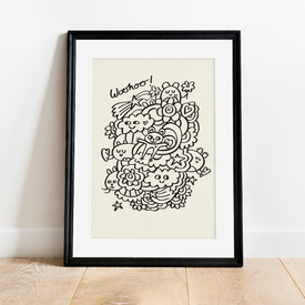 Original Art 8 - 'Woohoo' **SOLD**