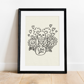 Original Art 15 - 'Love You'