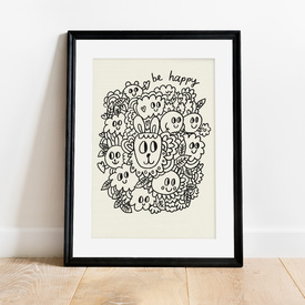 Original Art 21 - 'Be Happy'