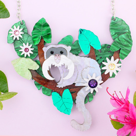 Emperor Tamarin Necklace